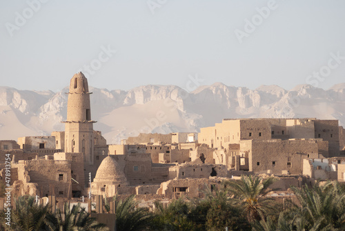Fortified village in the Dakhla Oasis photo