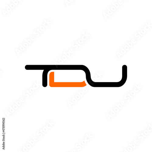 Free Download TDU Letter Initial Logo Design Template Vector Illustration - GFXLoad