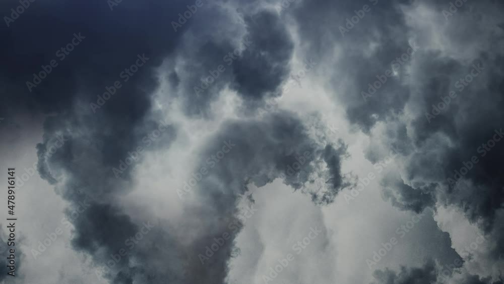 cumulonimbus clouds in the sky , thunderstorm 4K cumulonimbus clouds in the sky , thunderstorm 4K
