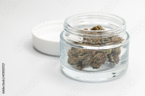 container of cannabis