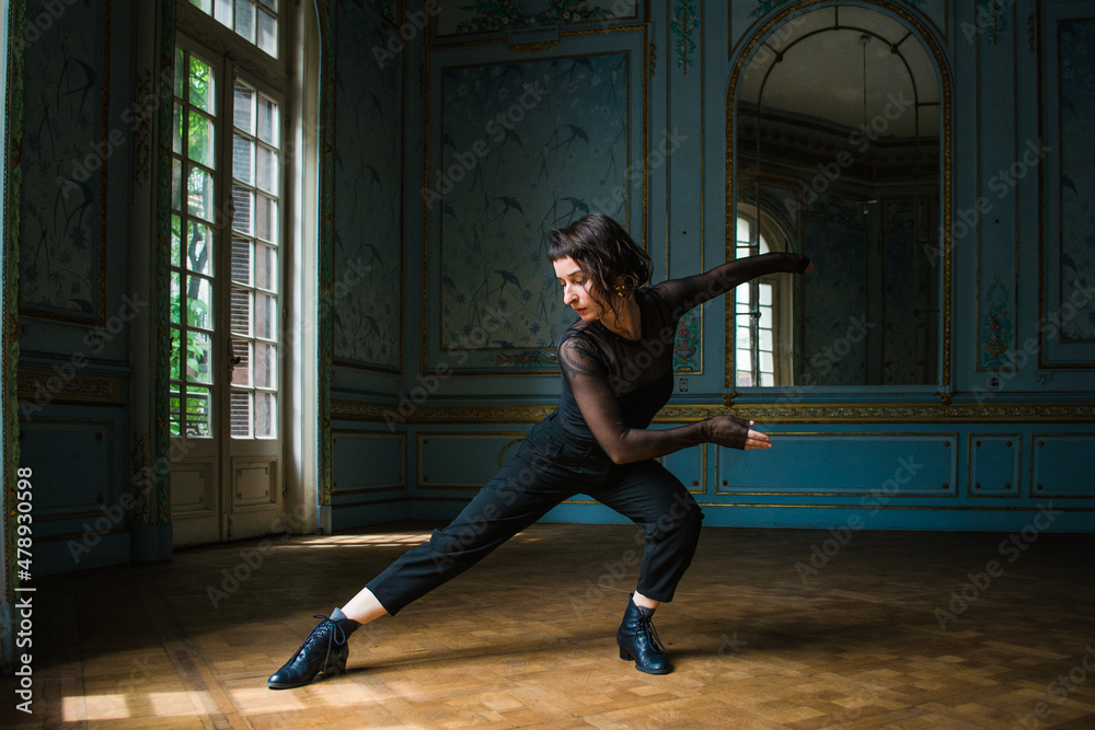 Jazz dancer in french style house Jazz dancer in french style house