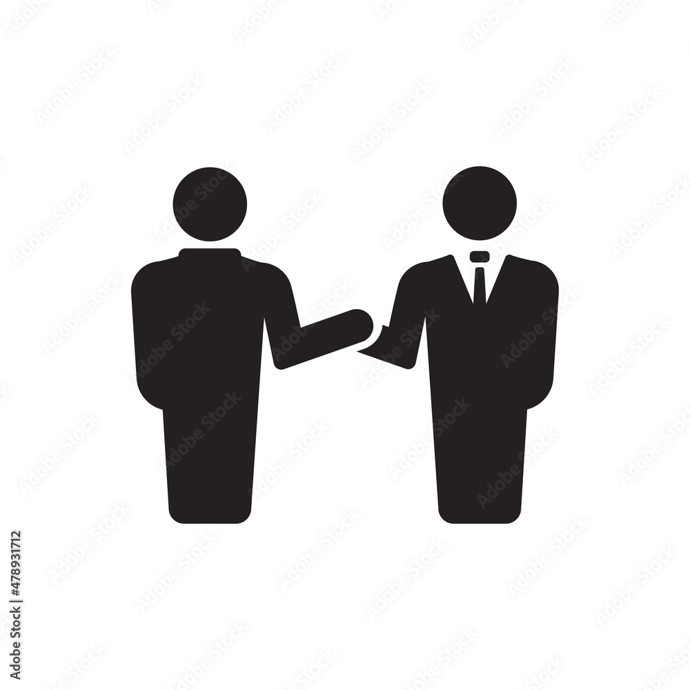 Business deal icon ( vector illustration )