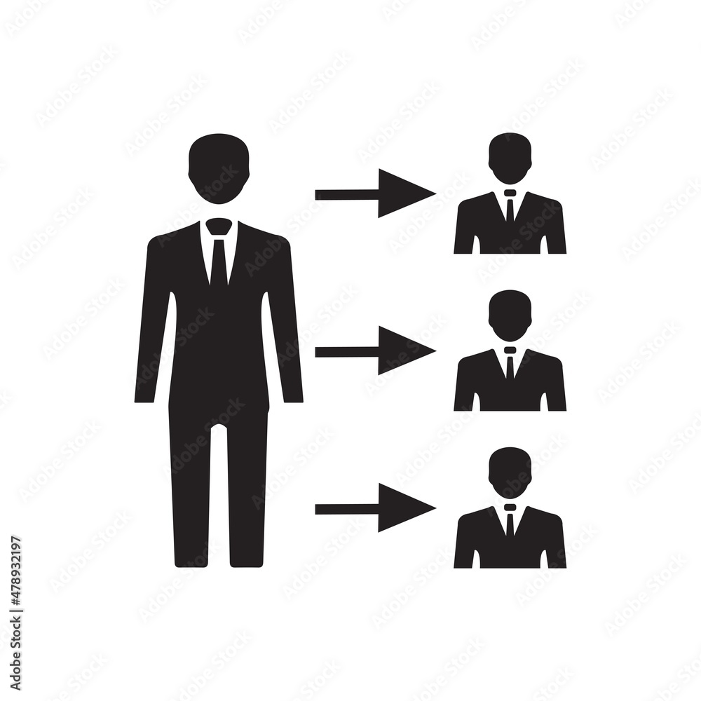Human resource management icon ( vector illustration ) Human resource management icon ( vector illustration )