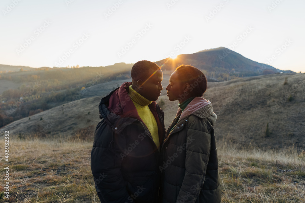Love Couple Hugging in Nature Love Couple Hugging in Nature