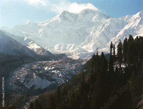 Himalaya mountains  in autumn in Pakistan  photo