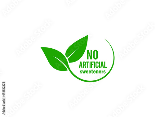 no artificial sweeteners logo 