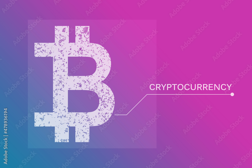 Obraz premium 2d rendering bitcoin sign concept