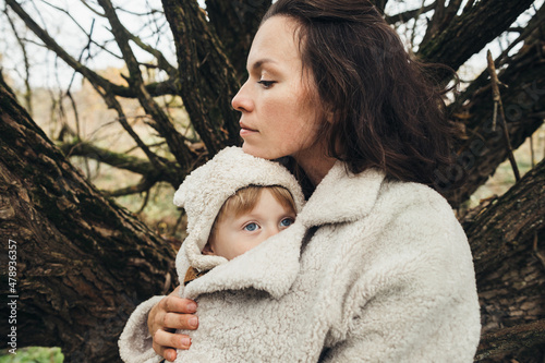 Hide in mom's coat