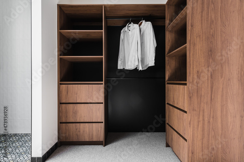 Master bedroom walk in wardrobe