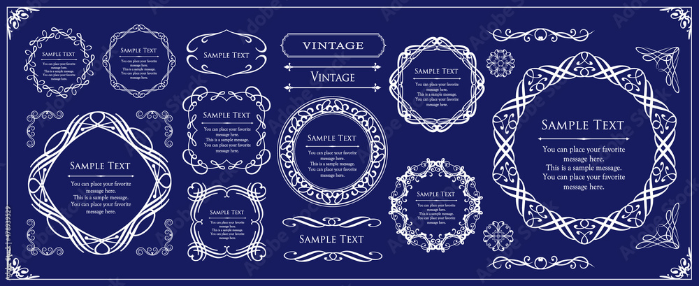 バレンタインデーのフレームデザイン。豪華でエレガントな装飾。アンティーク。ビンテージ。ゴージャス。エレガンス。