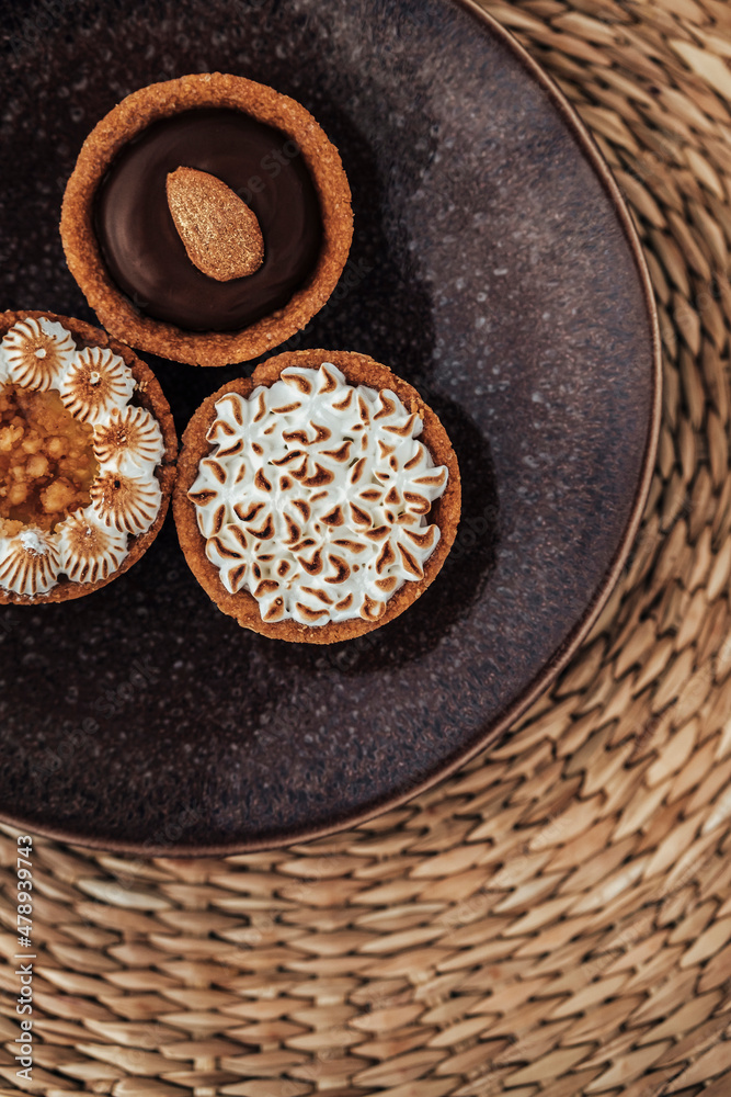 various winter tartlets