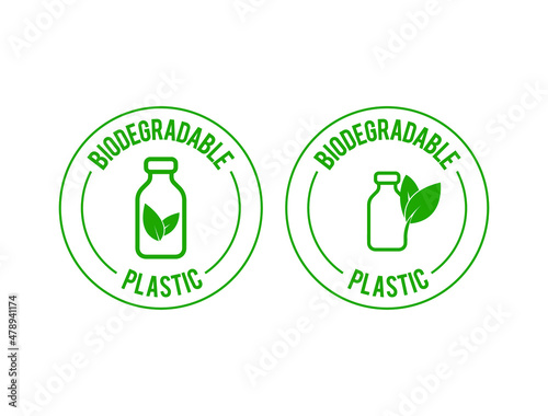 biodegradable plastic icon