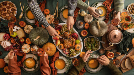 Thanksgiving day gathering