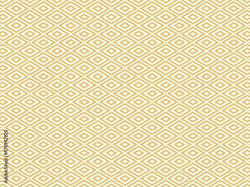 入れ子菱文様　シームレスな和柄の背景のベクターイラスト