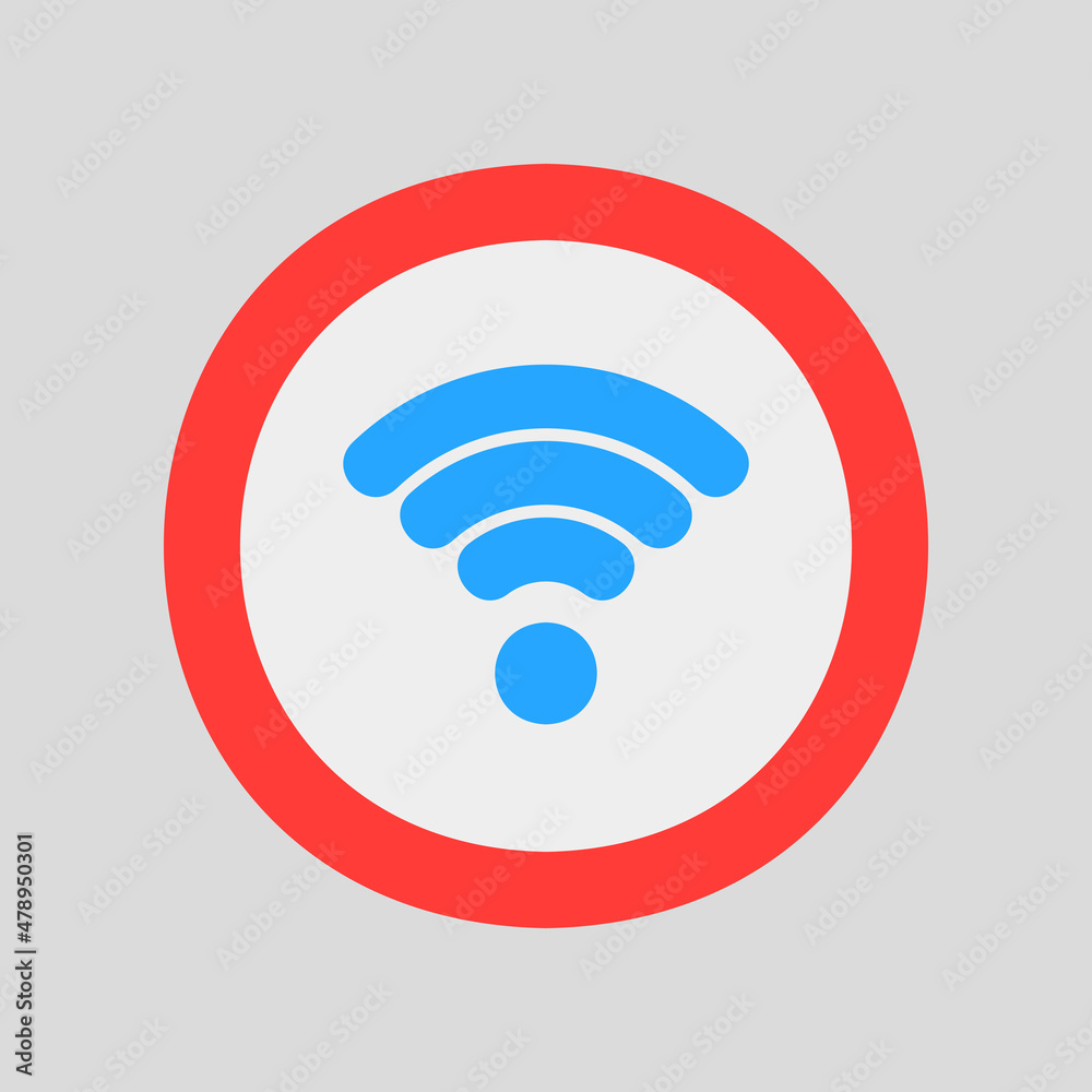 Signal icon in flat style about social media, use for website mobile app presentation Signal icon in flat style about social media, use for website mobile app presentation