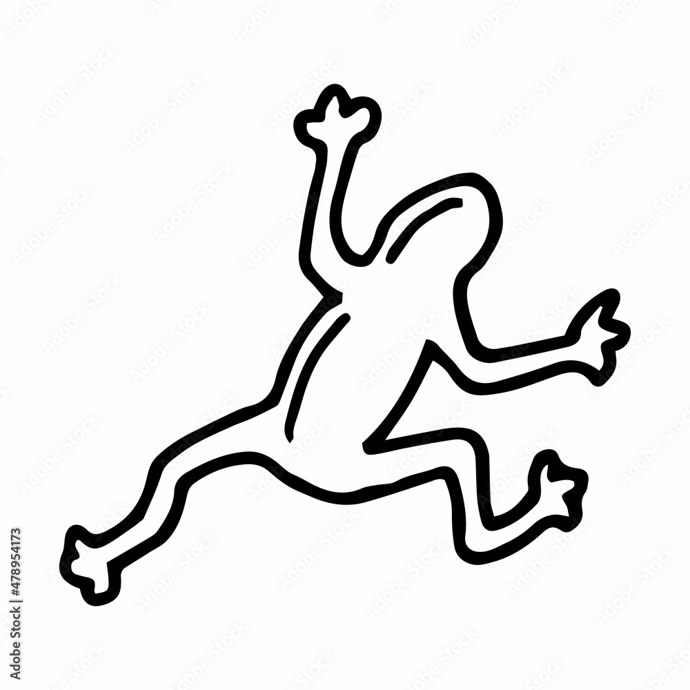 frog style doodle frog style doodle