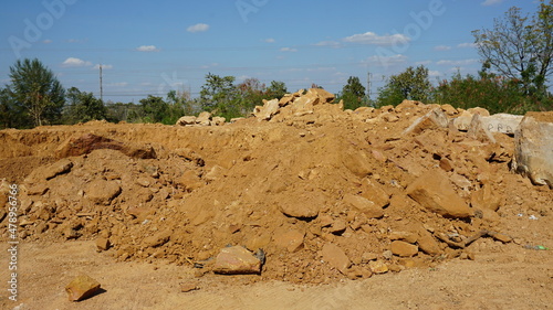 Adjusting the land area for the construction of the factory