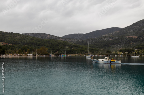 View of Akbuk Bay Gokova, Mugla