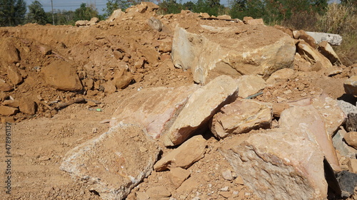 Adjusting the land area for the construction of the factory