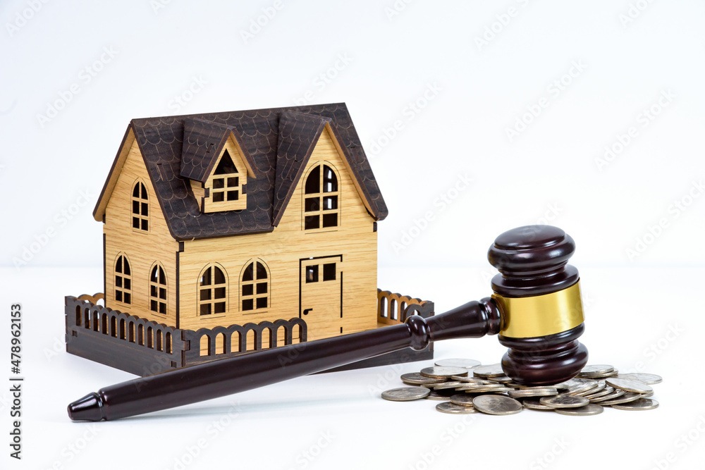 A pretty wooden house and real estate. A pretty wooden house and real estate.