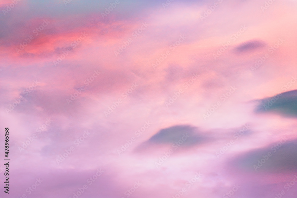 Obraz premium pink clouds, sky background
