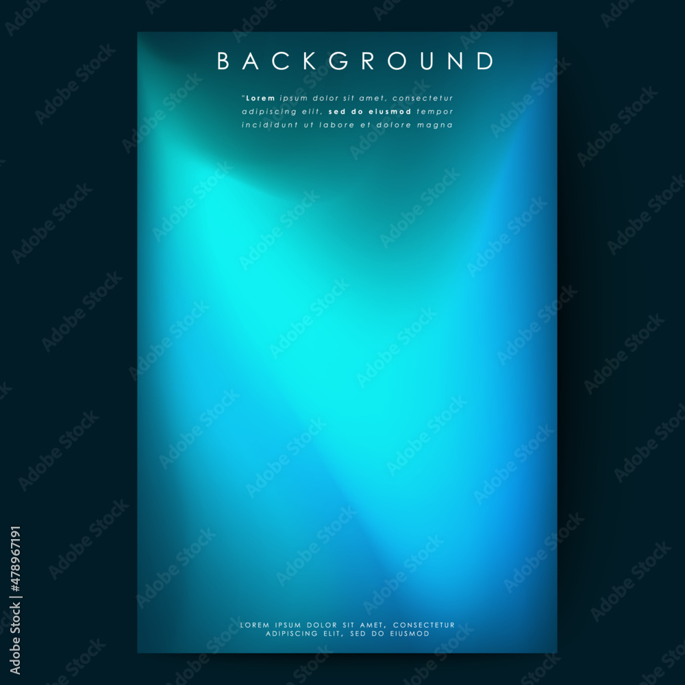 Fototapeta premium Shades of blue gradient background pattern