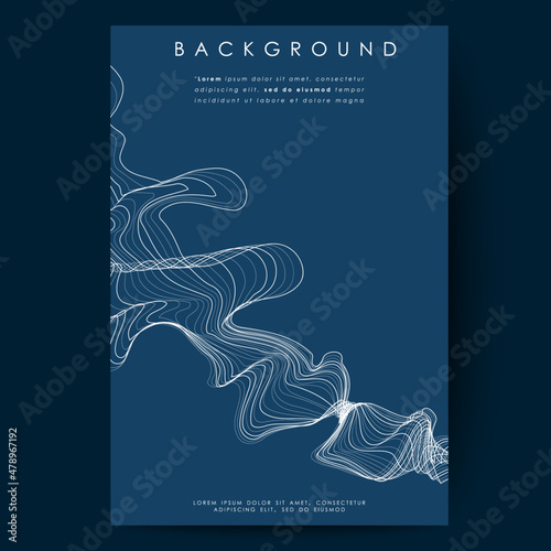 Shades of blue gradient background pattern