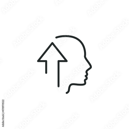 simple vector icon creativity editable. isolated on white background. 
