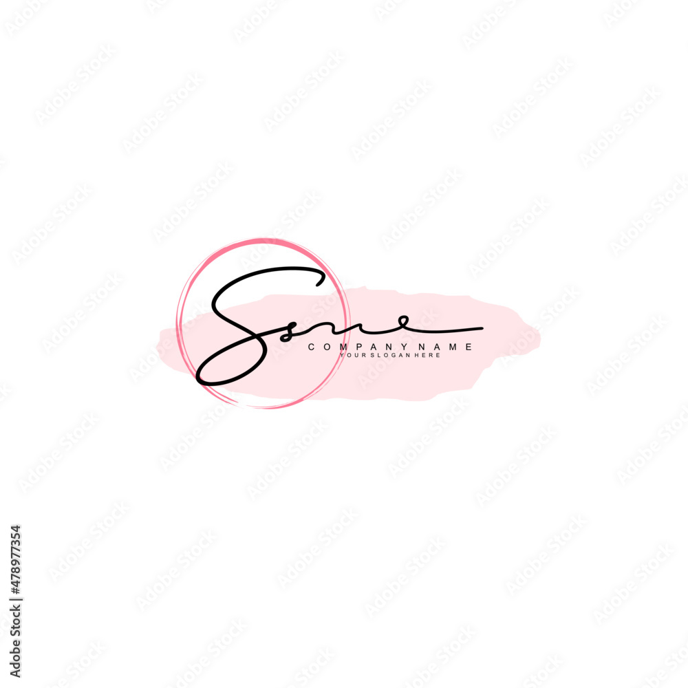 SS initial Signature logo template vector SS initial Signature logo template vector