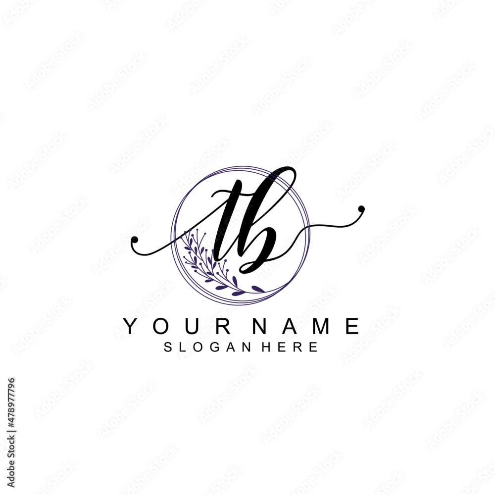 TB initial Luxury logo design collection TB initial Luxury logo design collection