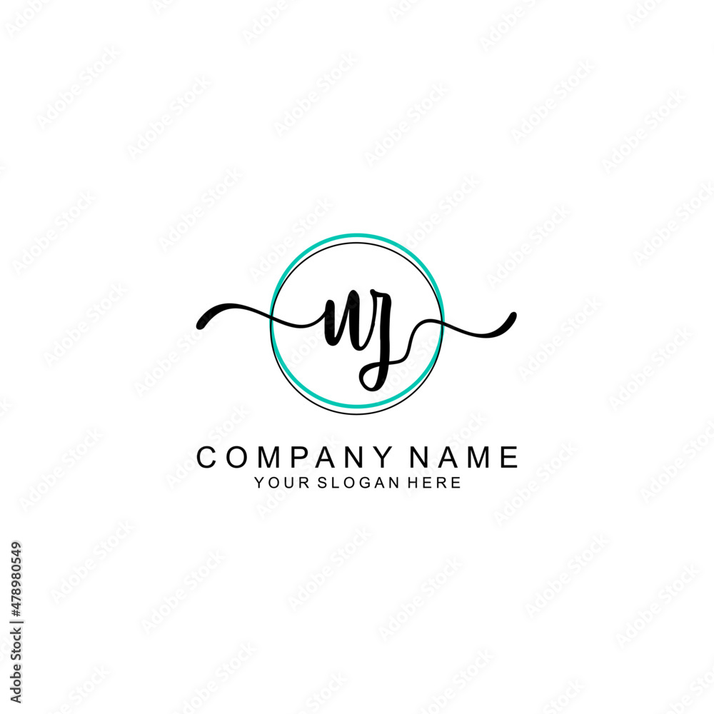 UZ Initial handwriting logo with circle hand drawn template vector UZ Initial handwriting logo with circle hand drawn template vector