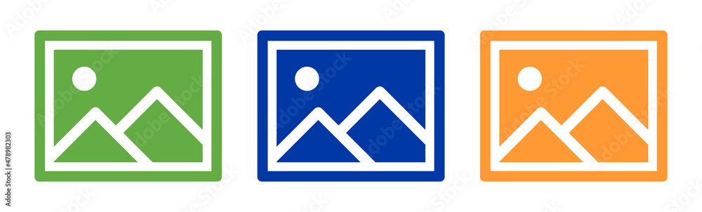 Picture icon vector. An image, photo album icon isolated on white background. Picture icon vector. An image, photo album icon isolated on white background.