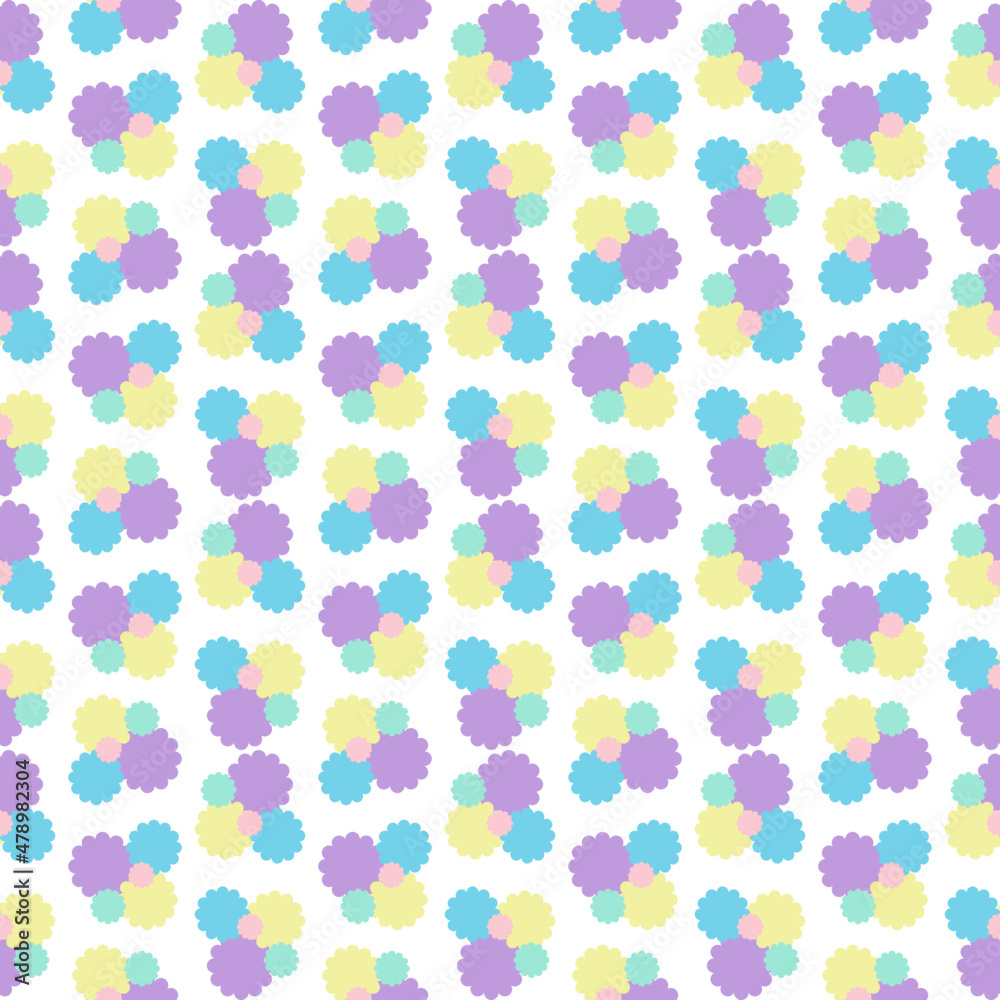 Flower patterns background Flower patterns background
