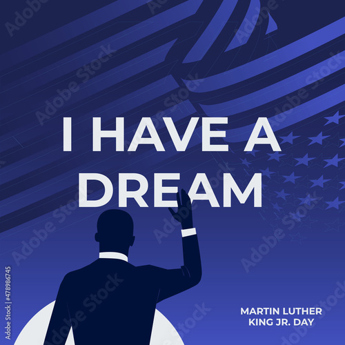 Tableau sur toile Martin Luther King Jr