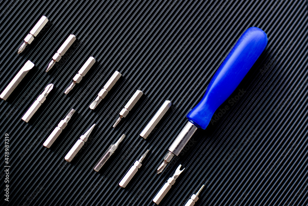screwdrivers and other tools for the repair of household and electronic appliances 