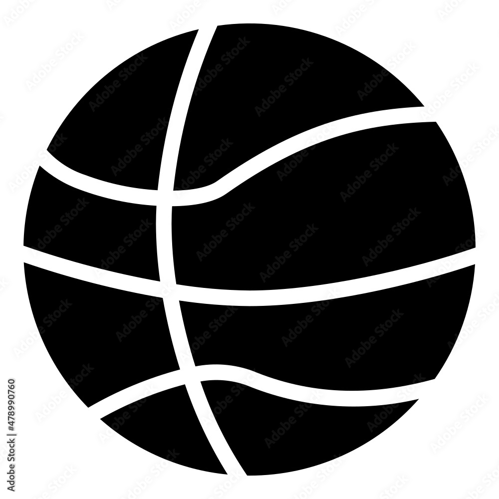 Naklejka premium basketball icon