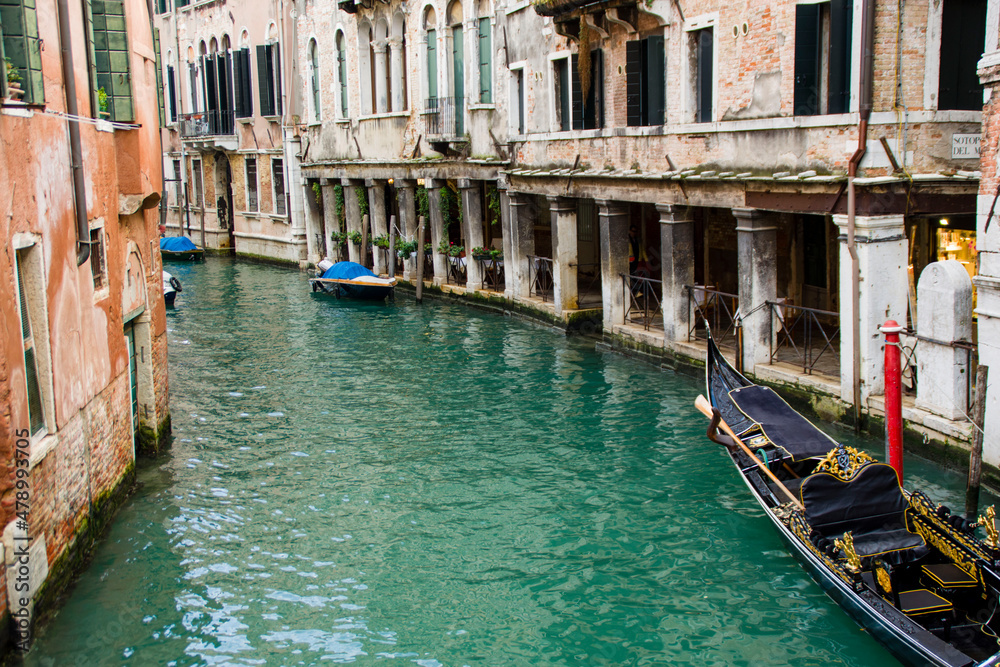 Canali e calli di Venezia in una giornata di Novembre