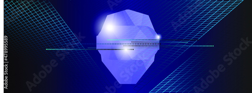 metaverse technology background	