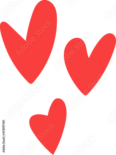 Romantic Valentine Hearts