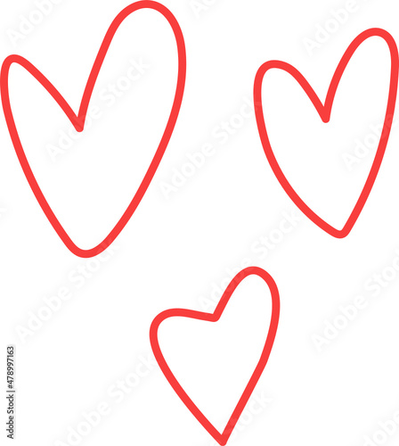 Romantic Valentine Hearts