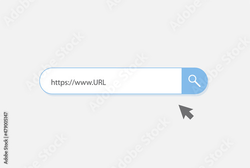 Search bar design element. Search Bar for website and UI, mobile apps. Modern design. Vector illustration