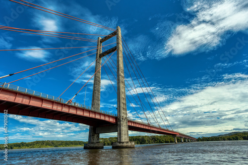 View of the Bridge Puente de la amistad Taiwan in Costa Rica