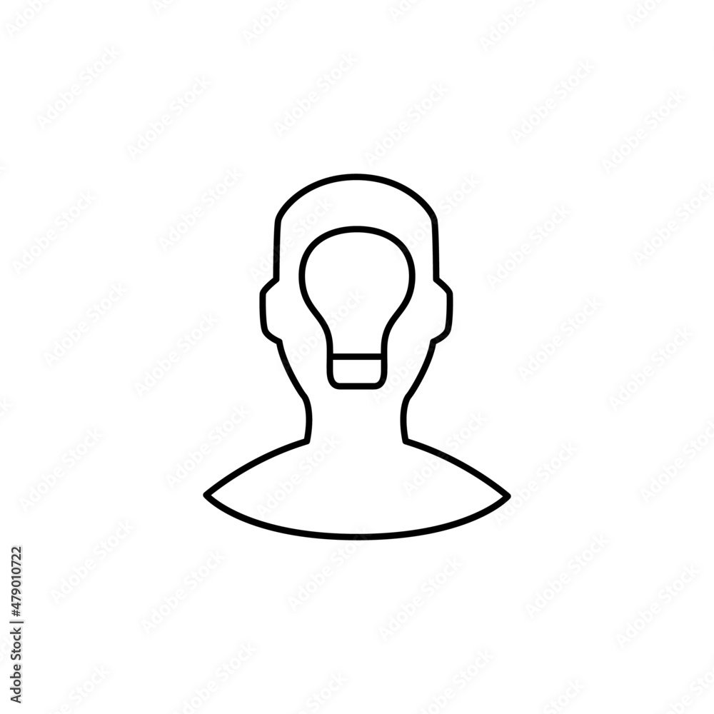 Leadership Icon in black line style icon, style isolated on white background Leadership Icon in black line style icon, style isolated on white background