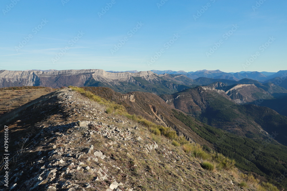 Obraz premium montagnes des Alpes de Haute Provence