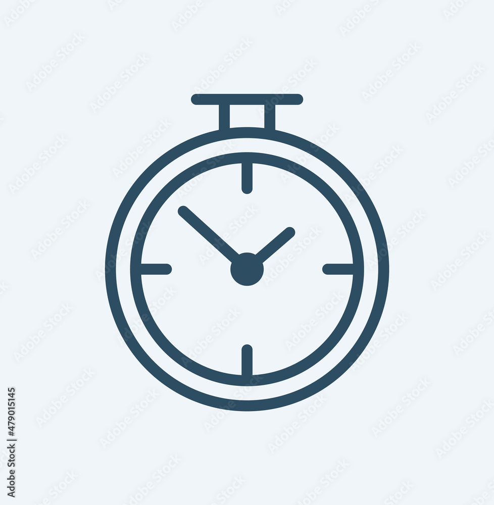 Speed Timer Line Icon. Editable Stroke. Speed Timer Line Icon. Editable Stroke.