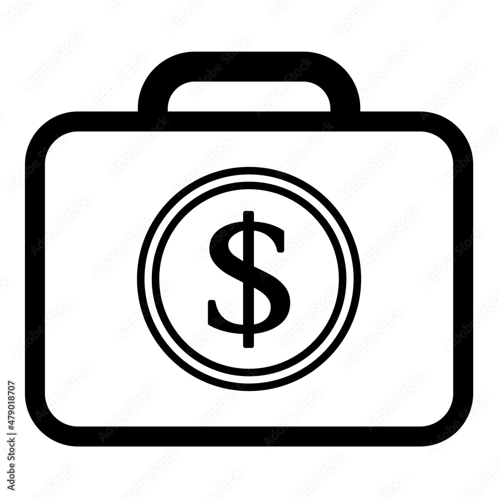 Dollar Flat Icon Isolated On White Background Dollar Flat Icon Isolated On White Background
