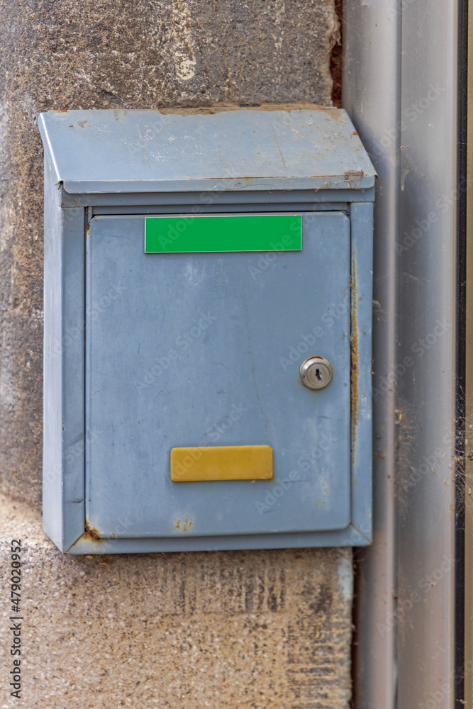 Mailbox at Wall