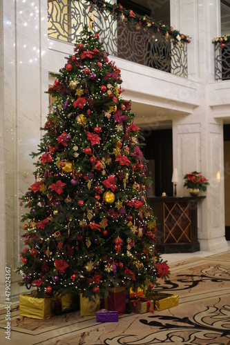 decorated christmas tree