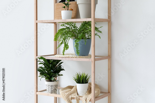 Shelving unit with housepla...