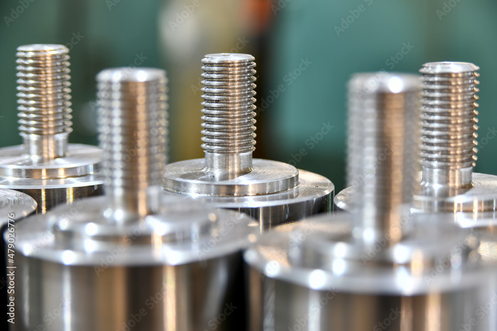 Extension adapter with threaded connection, turned on a lathe. Extension adapter with threaded connection, turned on a lathe.